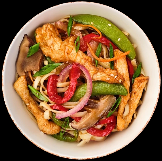 Удон з куркою