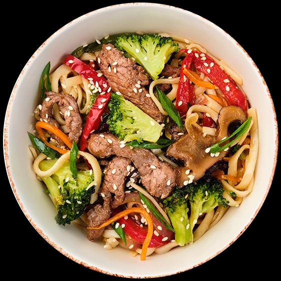 Удон з телятиною